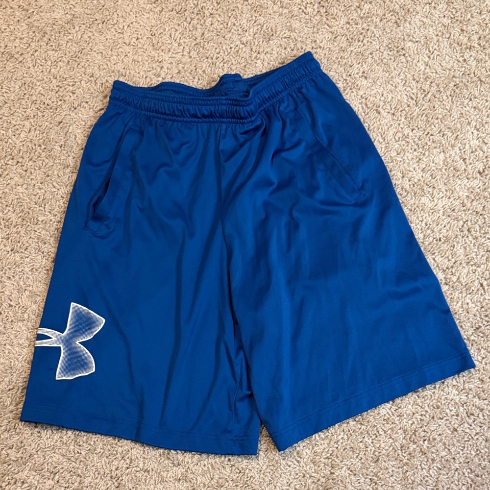 Under Armour Men's Vibrant Blue Sports Shorts Medium